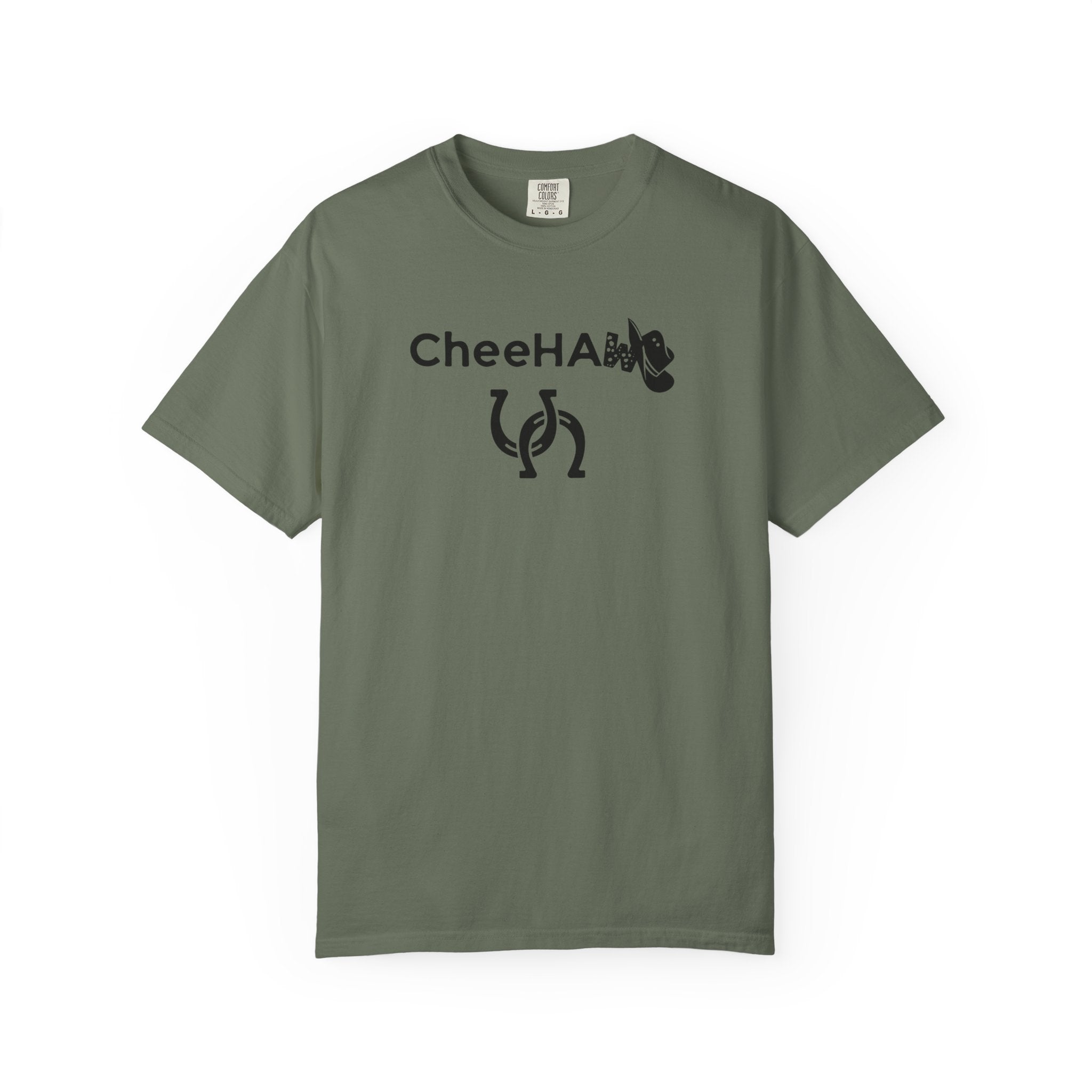 CheeHaw Unisex T-shirt, Polynesian Western Tee, Cowboy Hat, Horseshoe Shirt, Yeehaw Rodeo Top