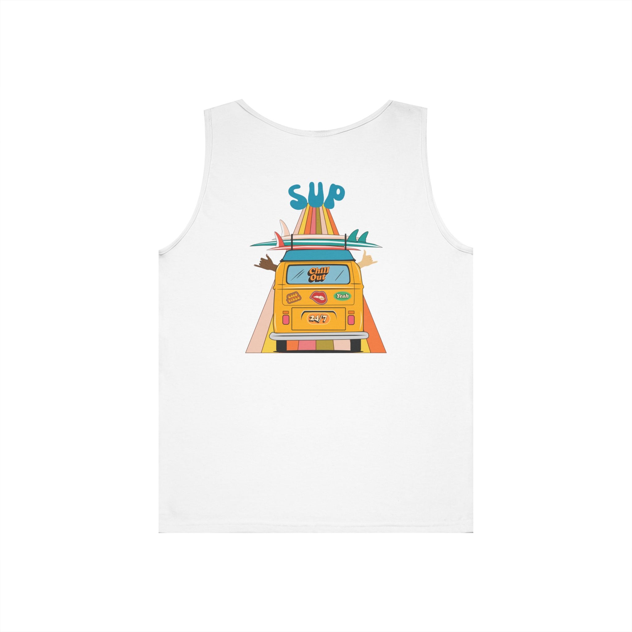 Retro Surf Tank Top, Beach Bum Tank, Vintage Beach Tank, Surfing Tank, Summer Tank, Chill Out Tank