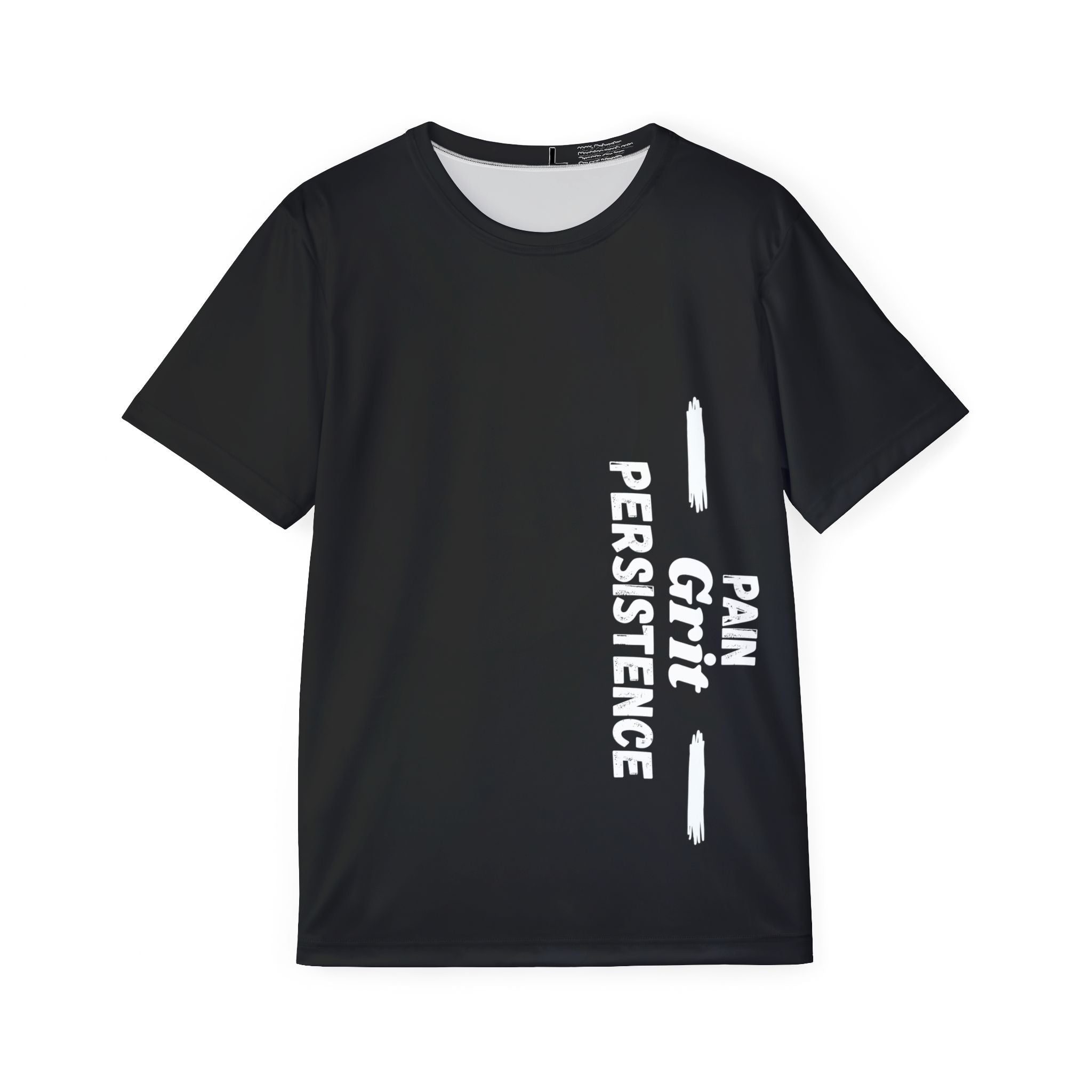 Sports Jersey, Motivational Workout Shirt, Pain Grit Persistence Tee, Fitness Apparel, Gym Clothing