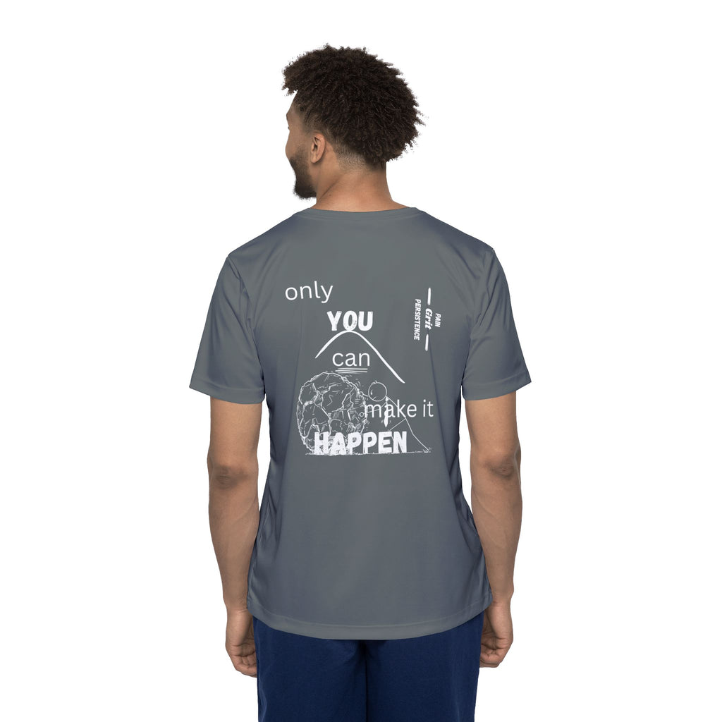 Motivational Sports Jersey for Men, Activewear Tee, Workout Top, Gift for Athletes, Gym Shirt, Fitness Apparel
