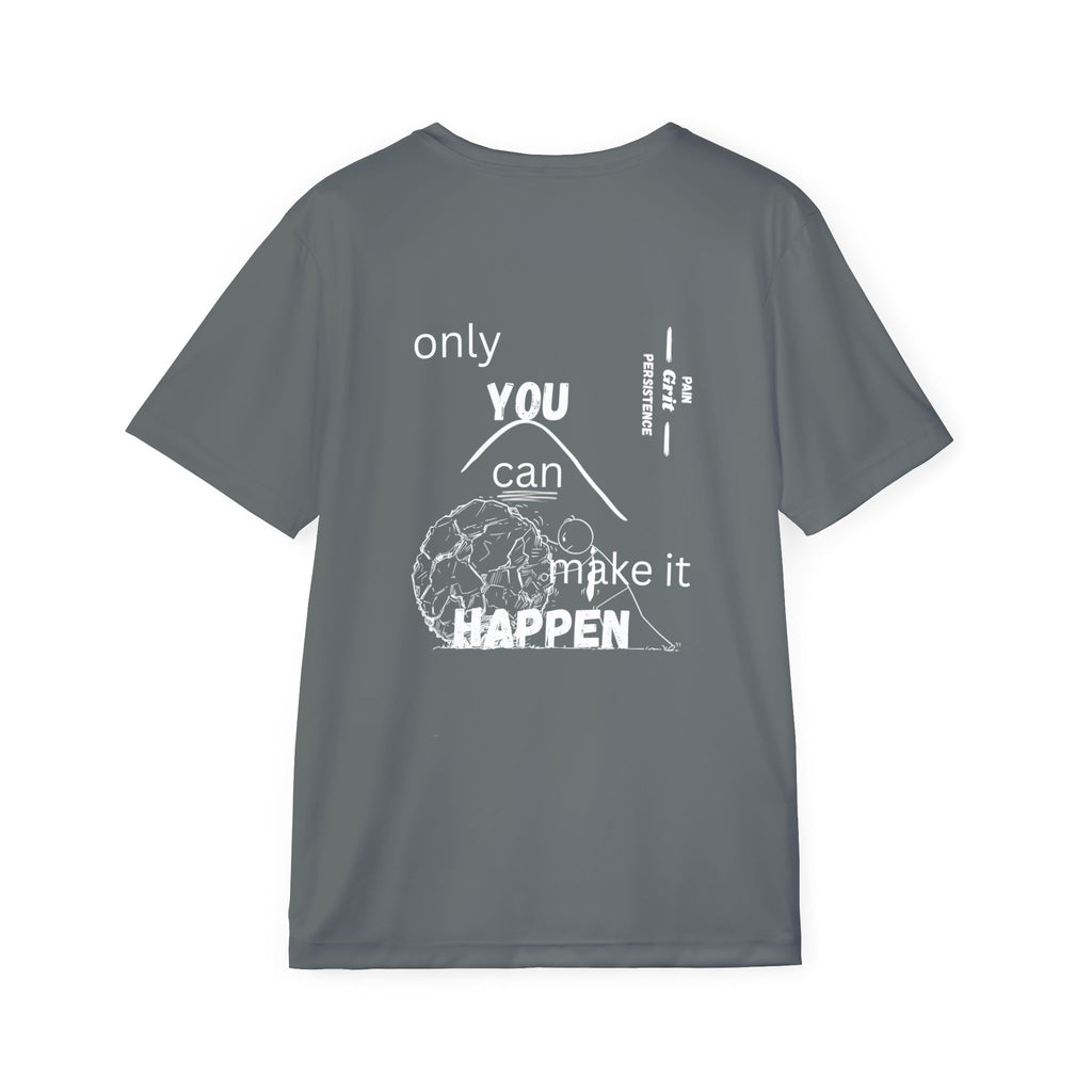 Motivational Sports Jersey for Men, Activewear Tee, Workout Top, Gift for Athletes, Gym Shirt, Fitness Apparel