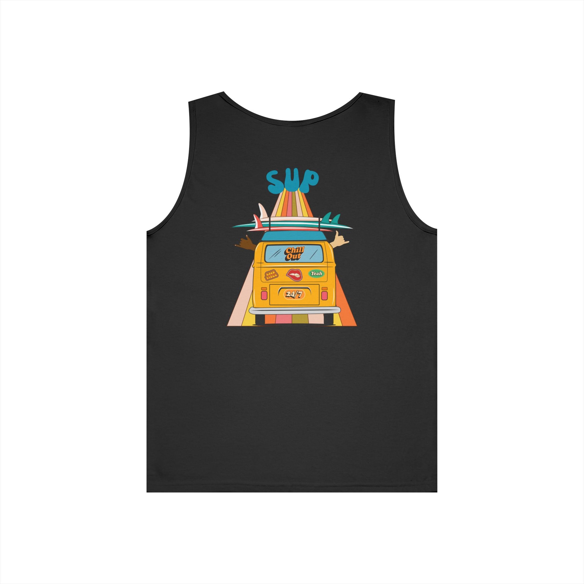 Retro Surf Tank Top, Beach Bum Tank, Vintage Beach Tank, Surfing Tank, Summer Tank, Chill Out Tank