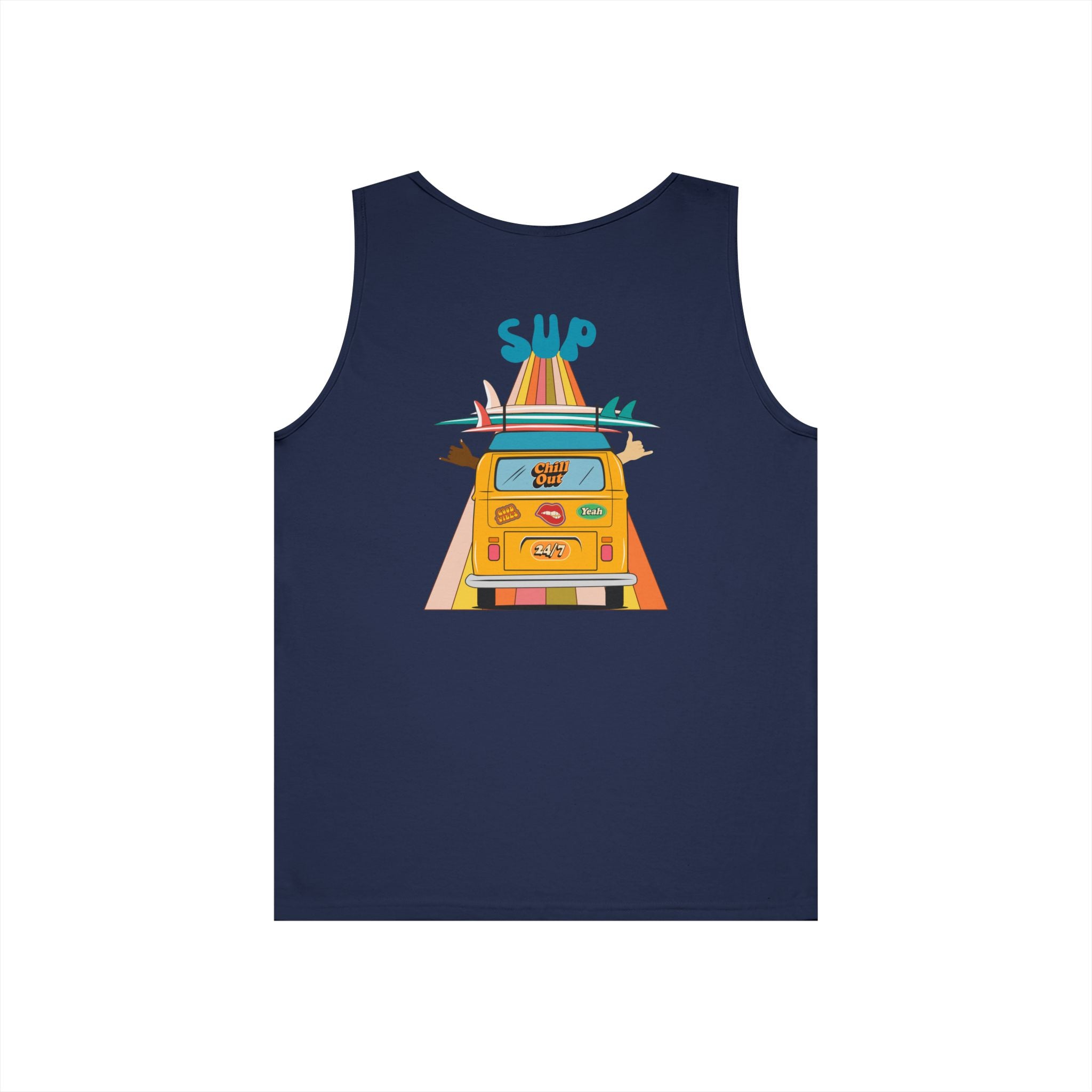 Retro Surf Tank Top, Beach Bum Tank, Vintage Beach Tank, Surfing Tank, Summer Tank, Chill Out Tank