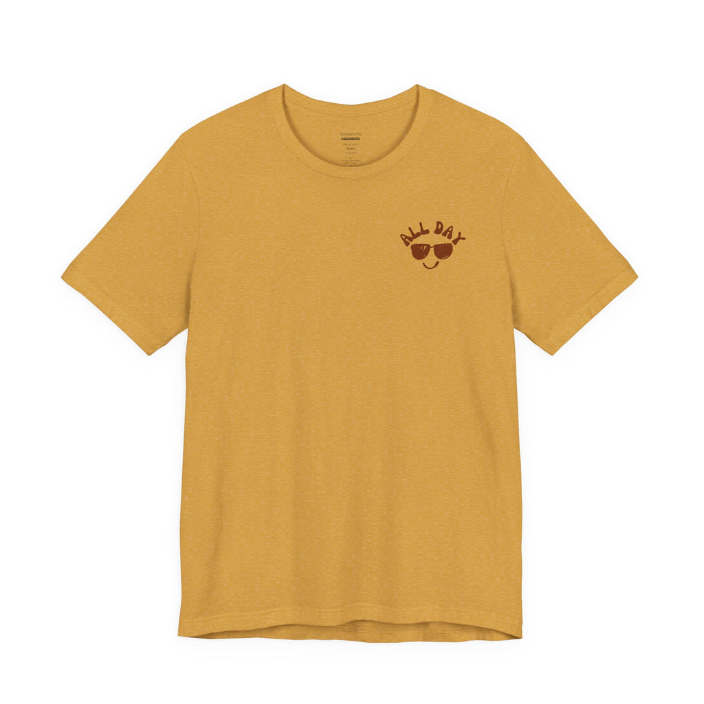 Retro Good Vibes Unisex Tee - Fun Summer Style, Ideal for Festivals, Casual Outings, Gift for Friends, Everyday Comfort