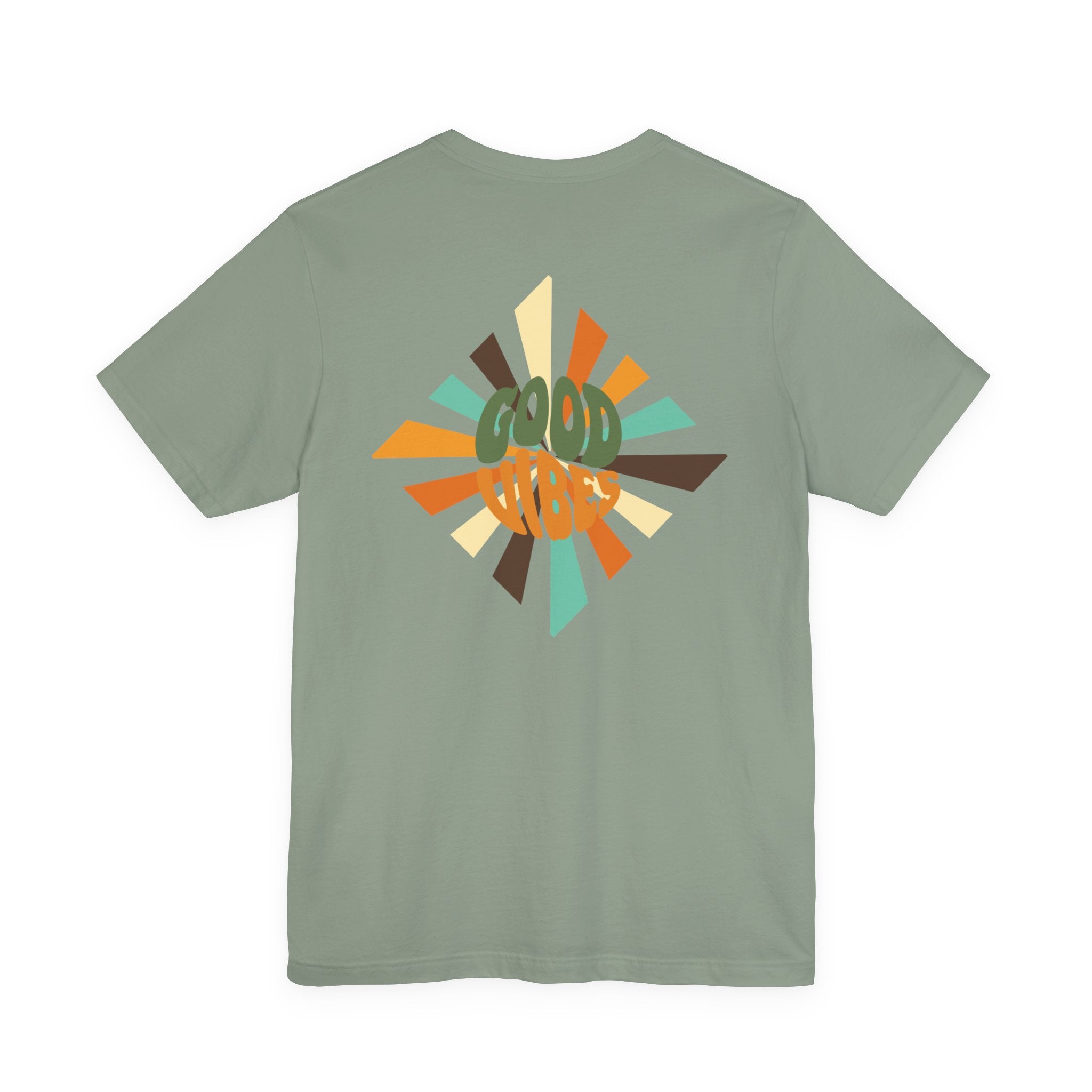 Retro Good Vibes Unisex Tee - Fun Summer Style, Ideal for Festivals, Casual Outings, Gift for Friends, Everyday Comfort