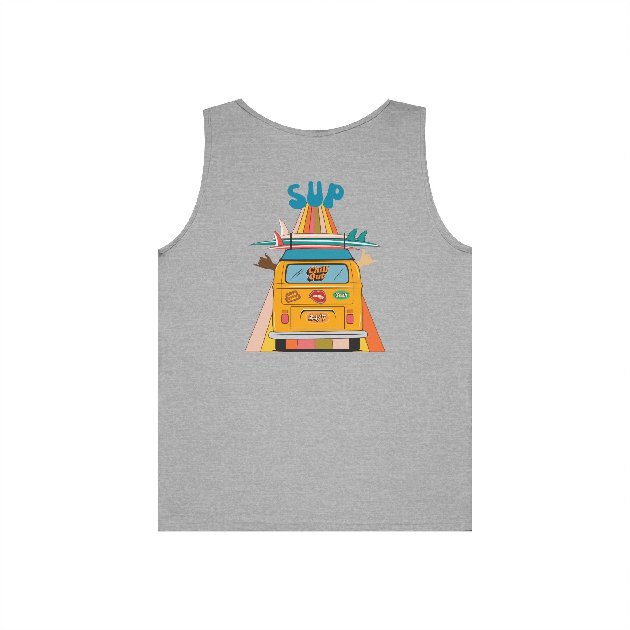 Retro Surf Tank Top, Beach Bum Tank, Vintage Beach Tank, Surfing Tank, Summer Tank, Chill Out Tank