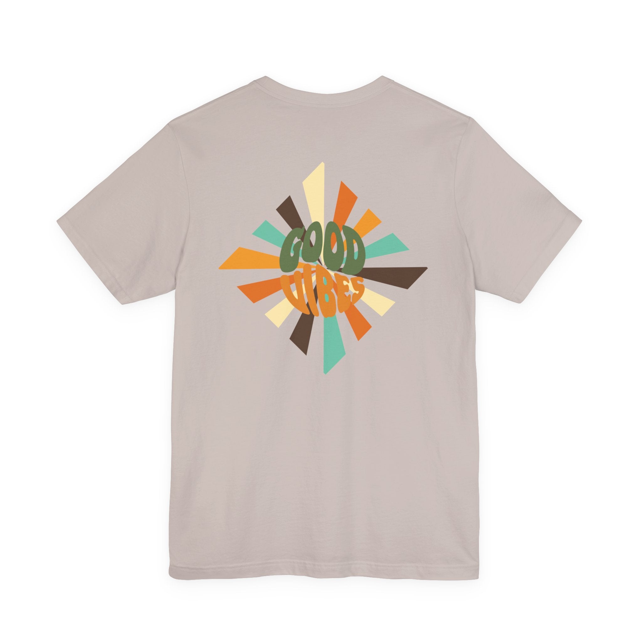 Retro Good Vibes Unisex Tee - Fun Summer Style, Ideal for Festivals, Casual Outings, Gift for Friends, Everyday Comfort
