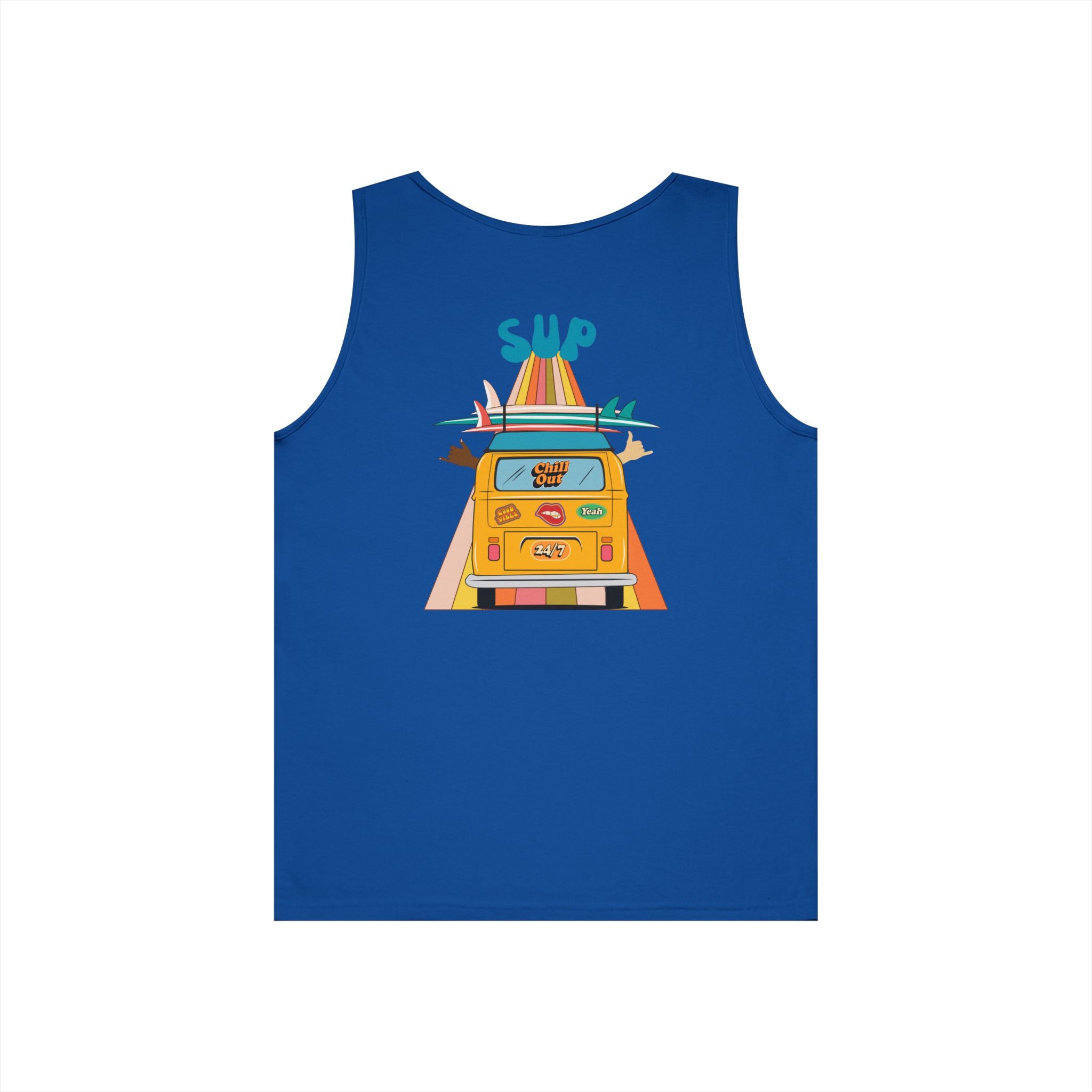 Retro Surf Tank Top, Beach Bum Tank, Vintage Beach Tank, Surfing Tank, Summer Tank, Chill Out Tank
