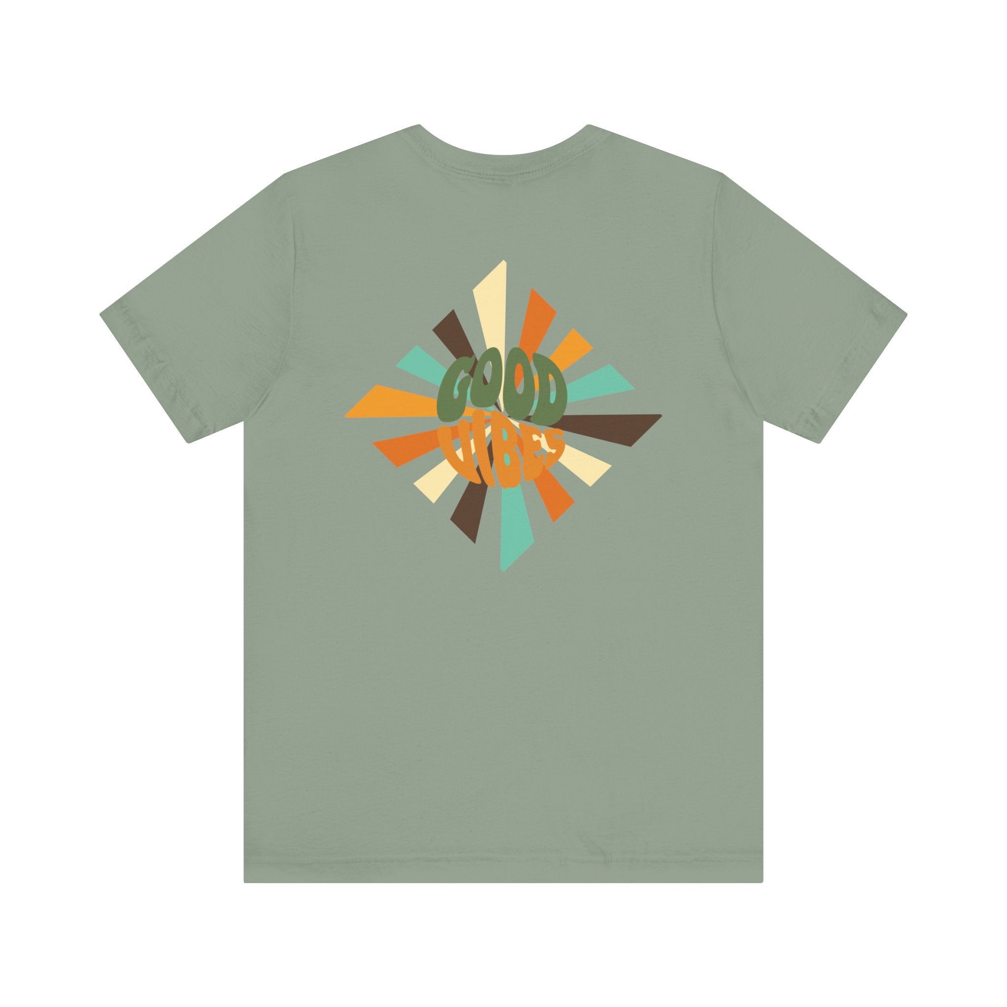 Retro Good Vibes Unisex Tee - Fun Summer Style, Ideal for Festivals, Casual Outings, Gift for Friends, Everyday Comfort