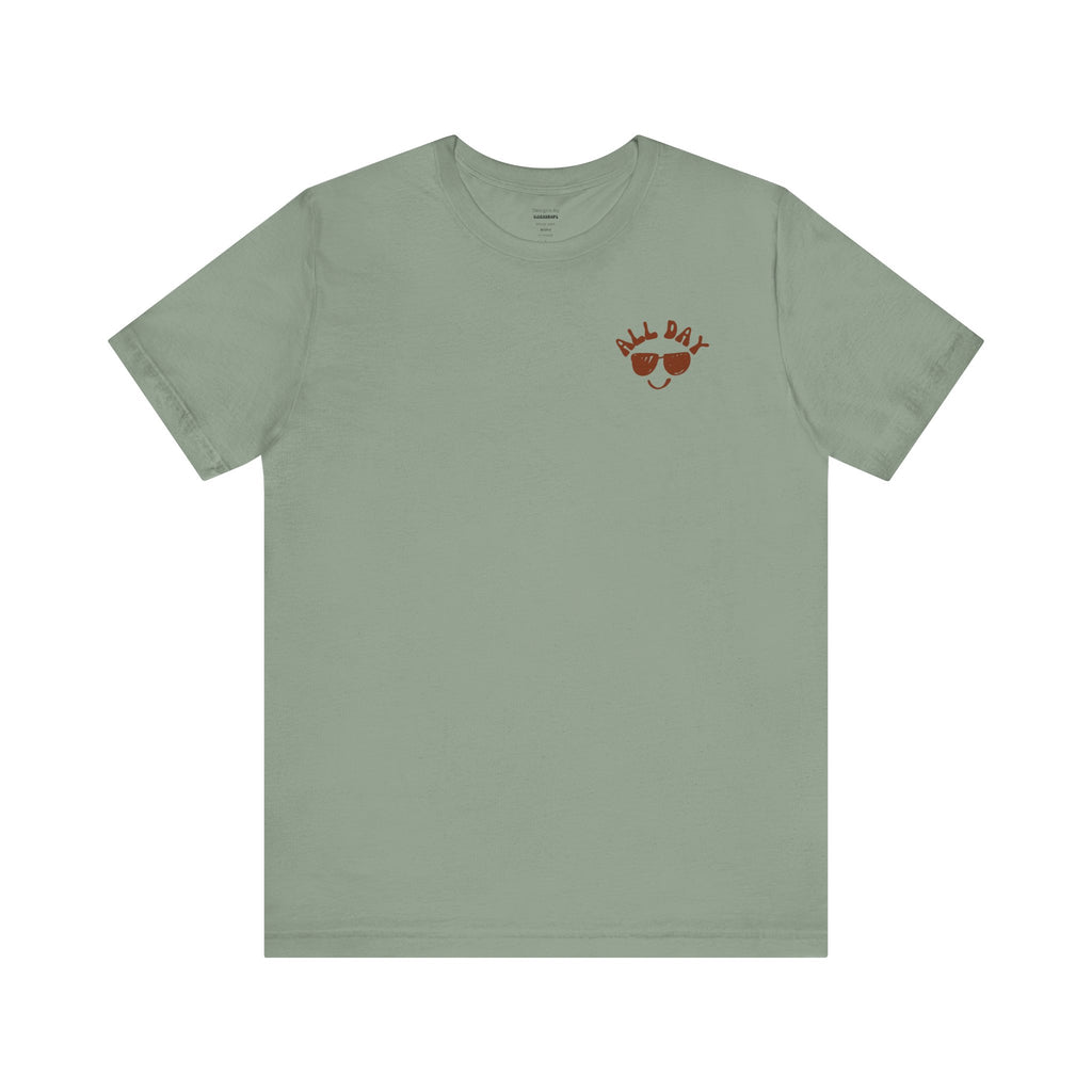 Retro Good Vibes Unisex Tee - Fun Summer Style, Ideal for Festivals, Casual Outings, Gift for Friends, Everyday Comfort