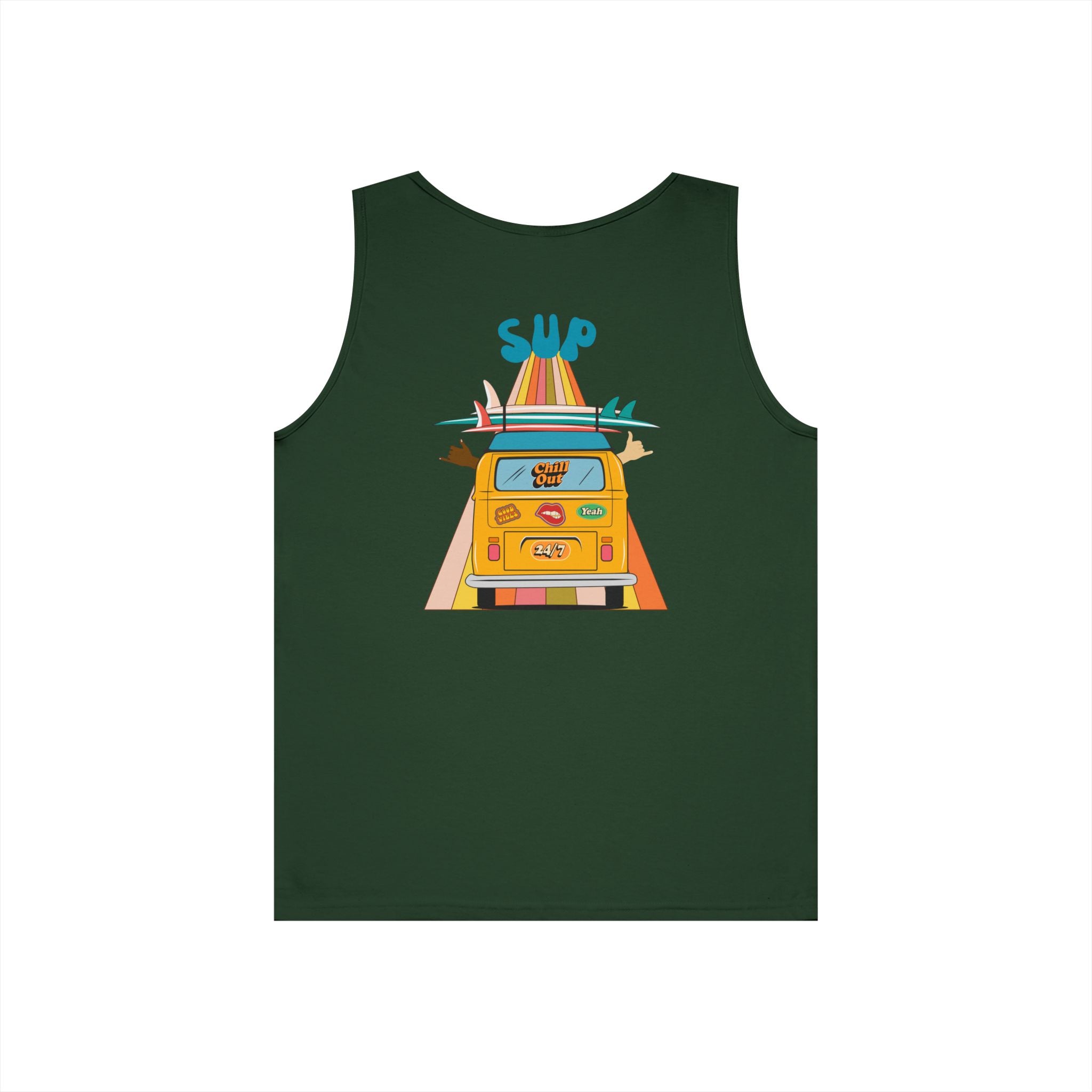 Retro Surf Tank Top, Beach Bum Tank, Vintage Beach Tank, Surfing Tank, Summer Tank, Chill Out Tank