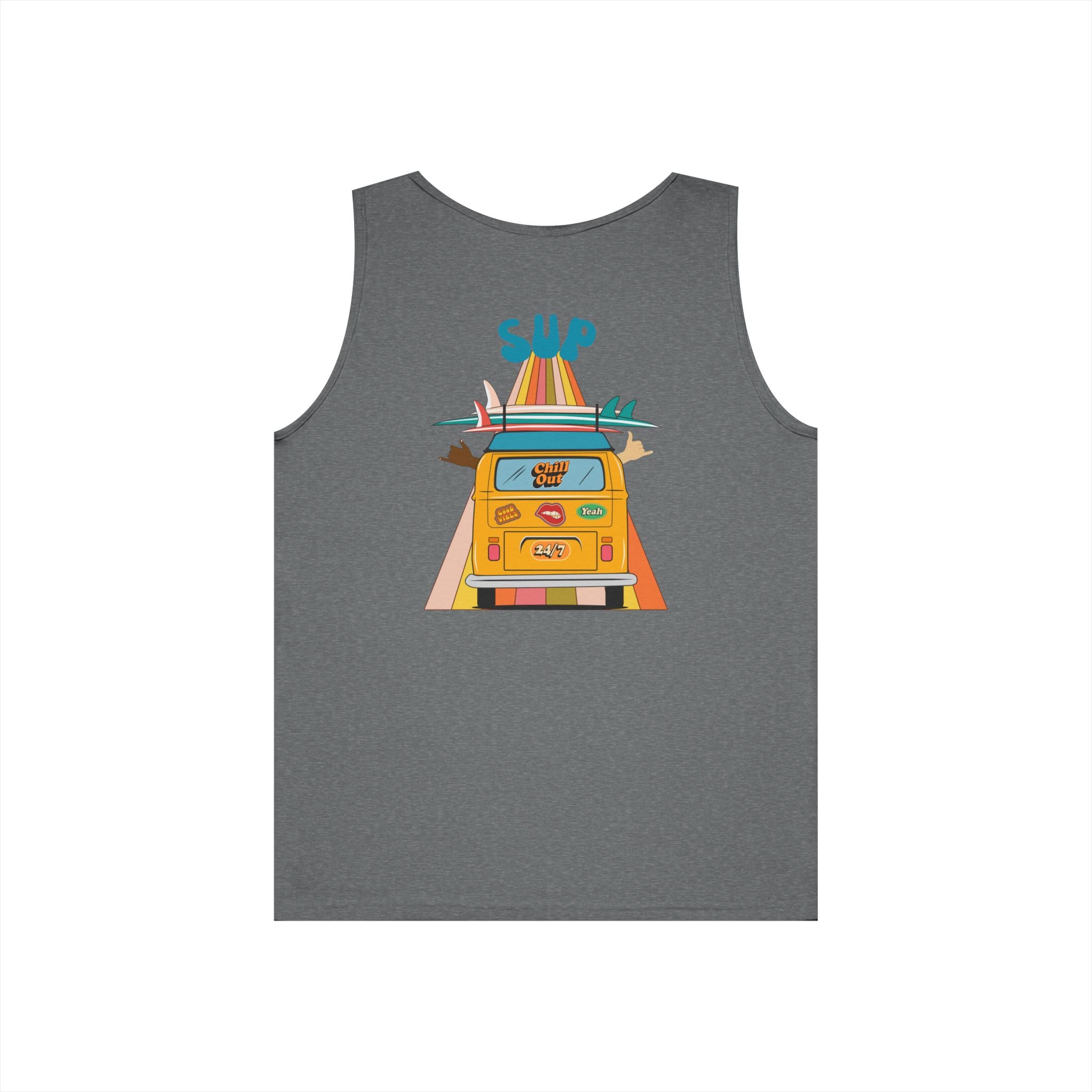 Retro Surf Tank Top, Beach Bum Tank, Vintage Beach Tank, Surfing Tank, Summer Tank, Chill Out Tank