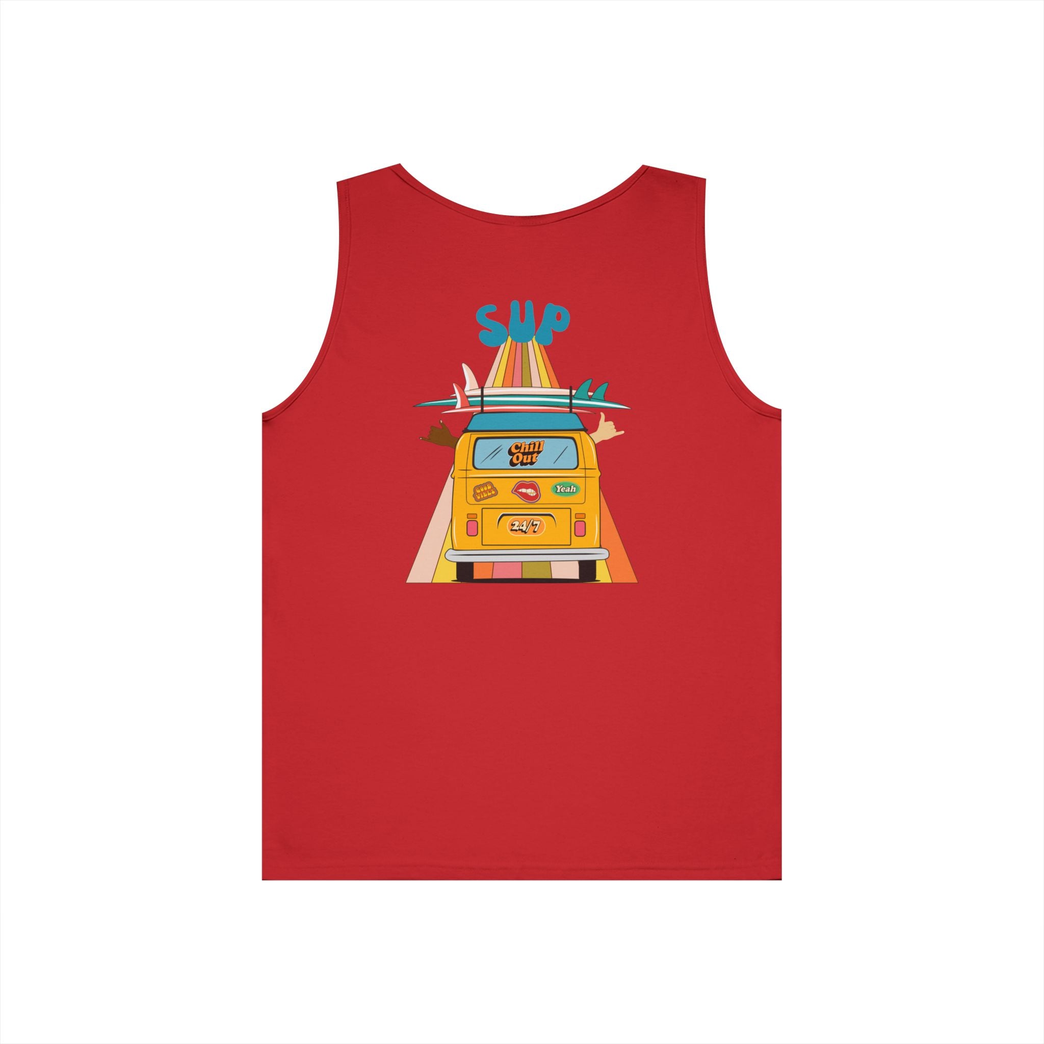 Retro Surf Tank Top, Beach Bum Tank, Vintage Beach Tank, Surfing Tank, Summer Tank, Chill Out Tank
