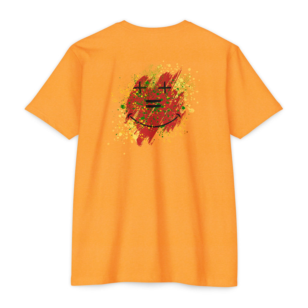 Vibe-N Happy Face Paint Splash T-Shirt -Good Vibes Graphic T-Shirt