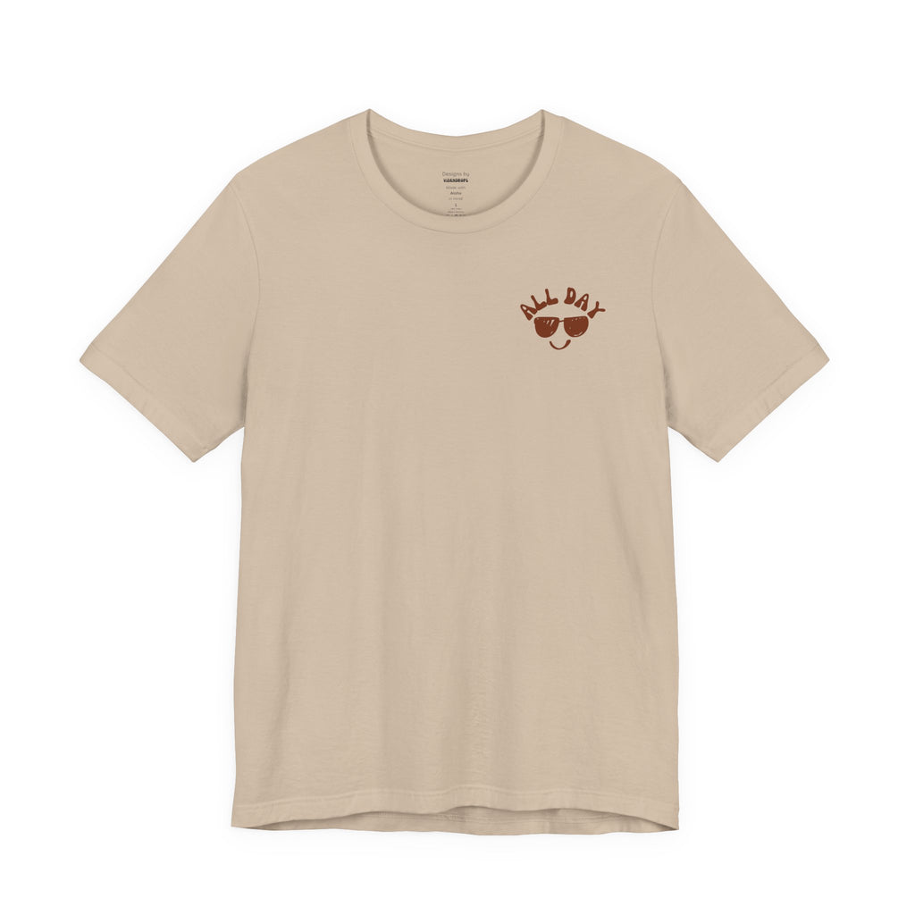 Retro Good Vibes Unisex Tee - Fun Summer Style, Ideal for Festivals, Casual Outings, Gift for Friends, Everyday Comfort