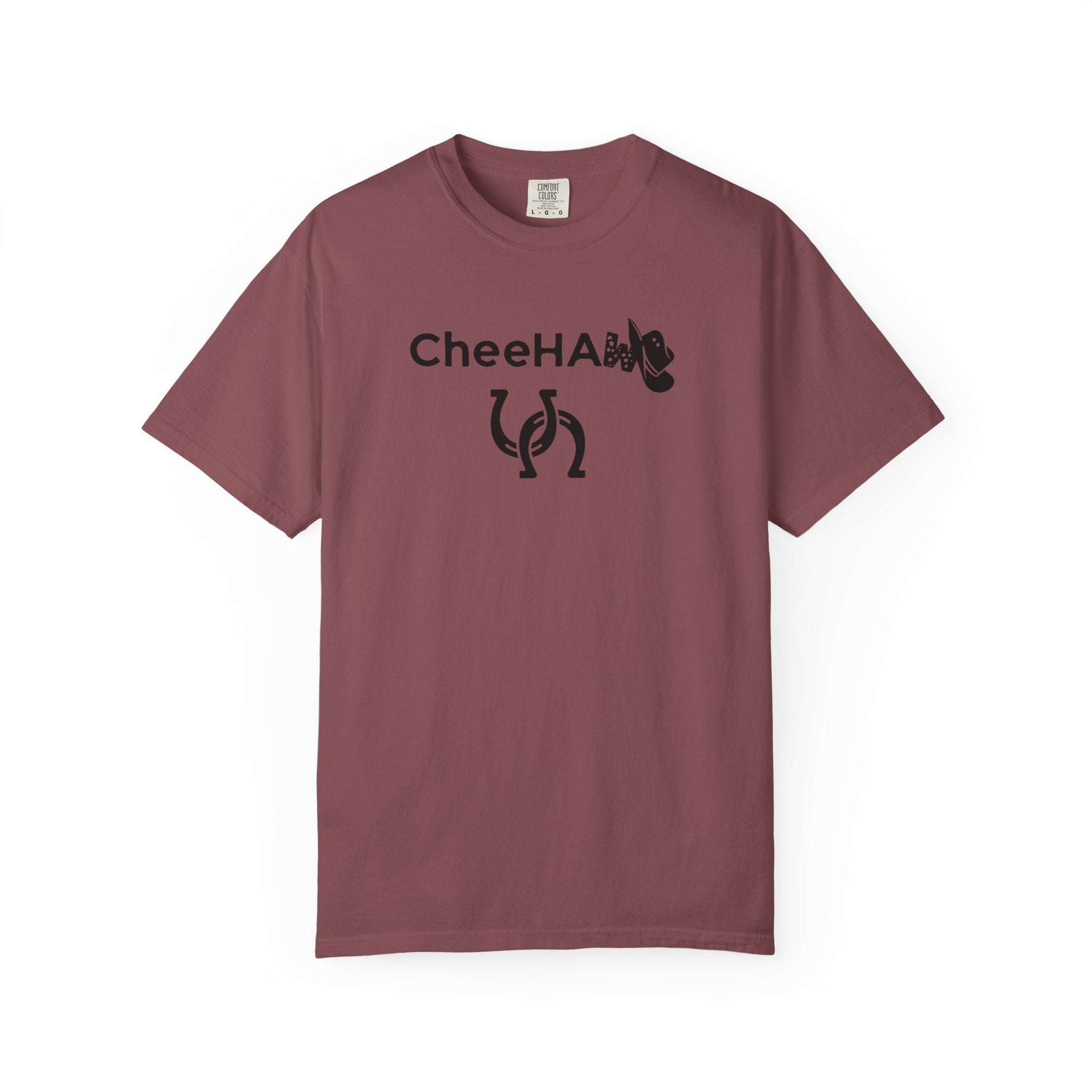 CheeHaw Unisex T-shirt, Polynesian Western Tee, Cowboy Hat, Horseshoe Shirt, Yeehaw Rodeo Top