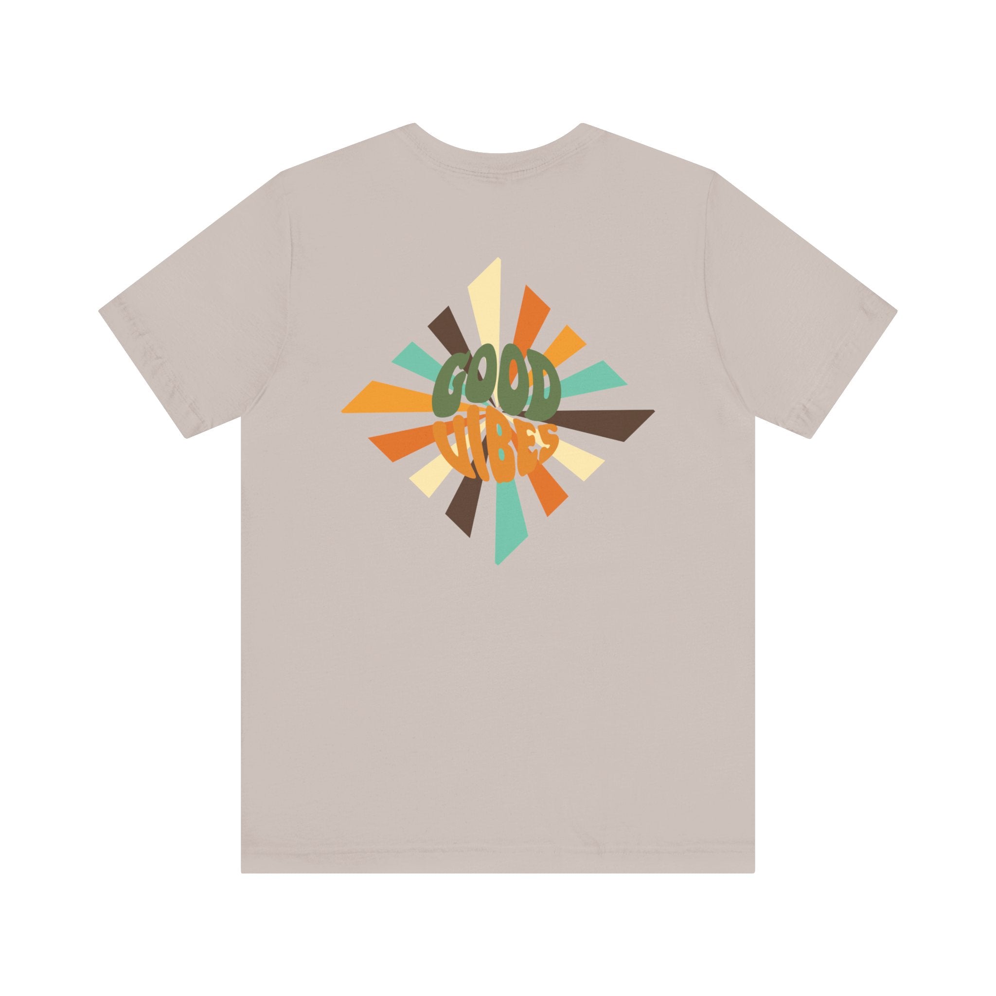 Retro Good Vibes Unisex Tee - Fun Summer Style, Ideal for Festivals, Casual Outings, Gift for Friends, Everyday Comfort