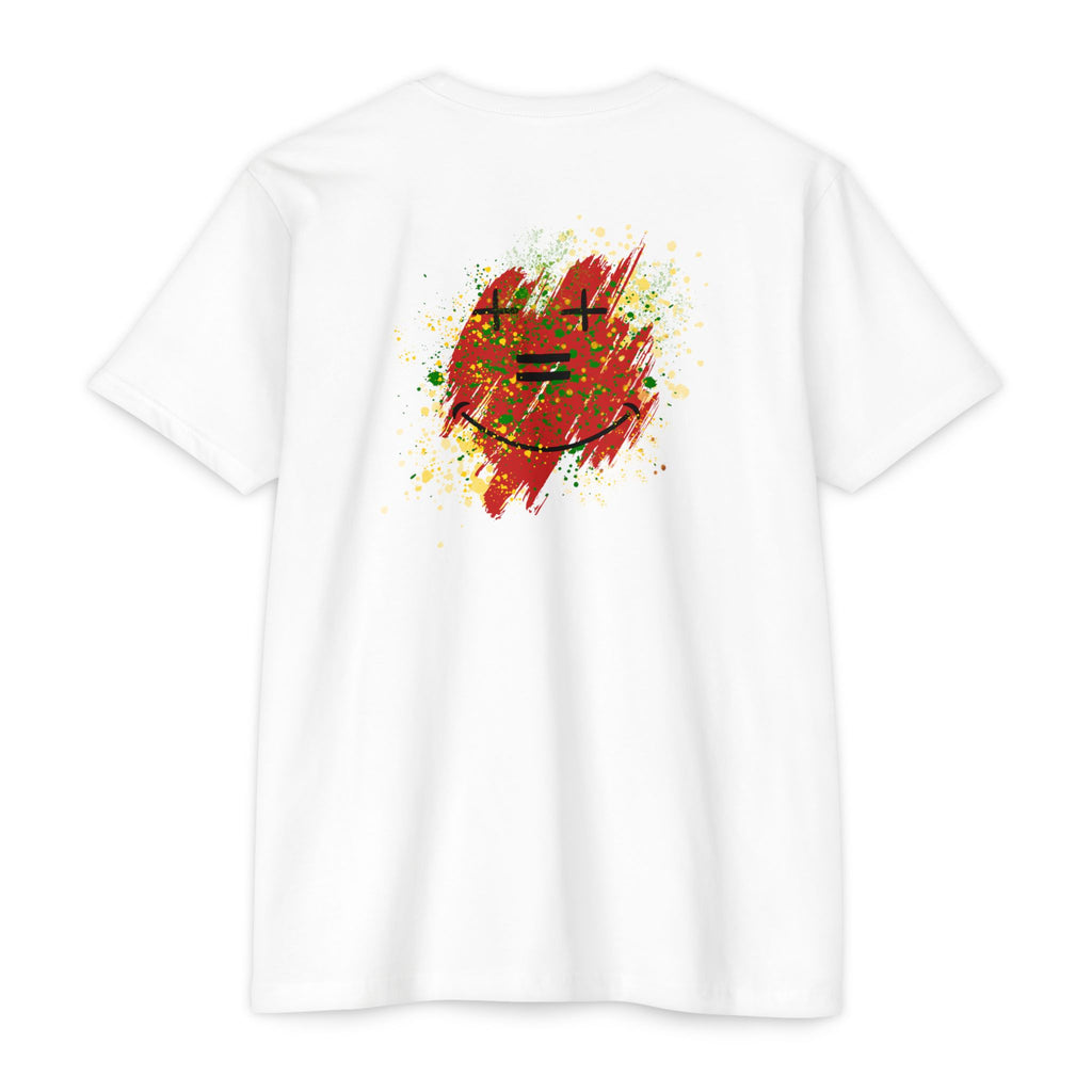 Vibe-N Happy Face Paint Splash T-Shirt -Good Vibes Graphic T-Shirt