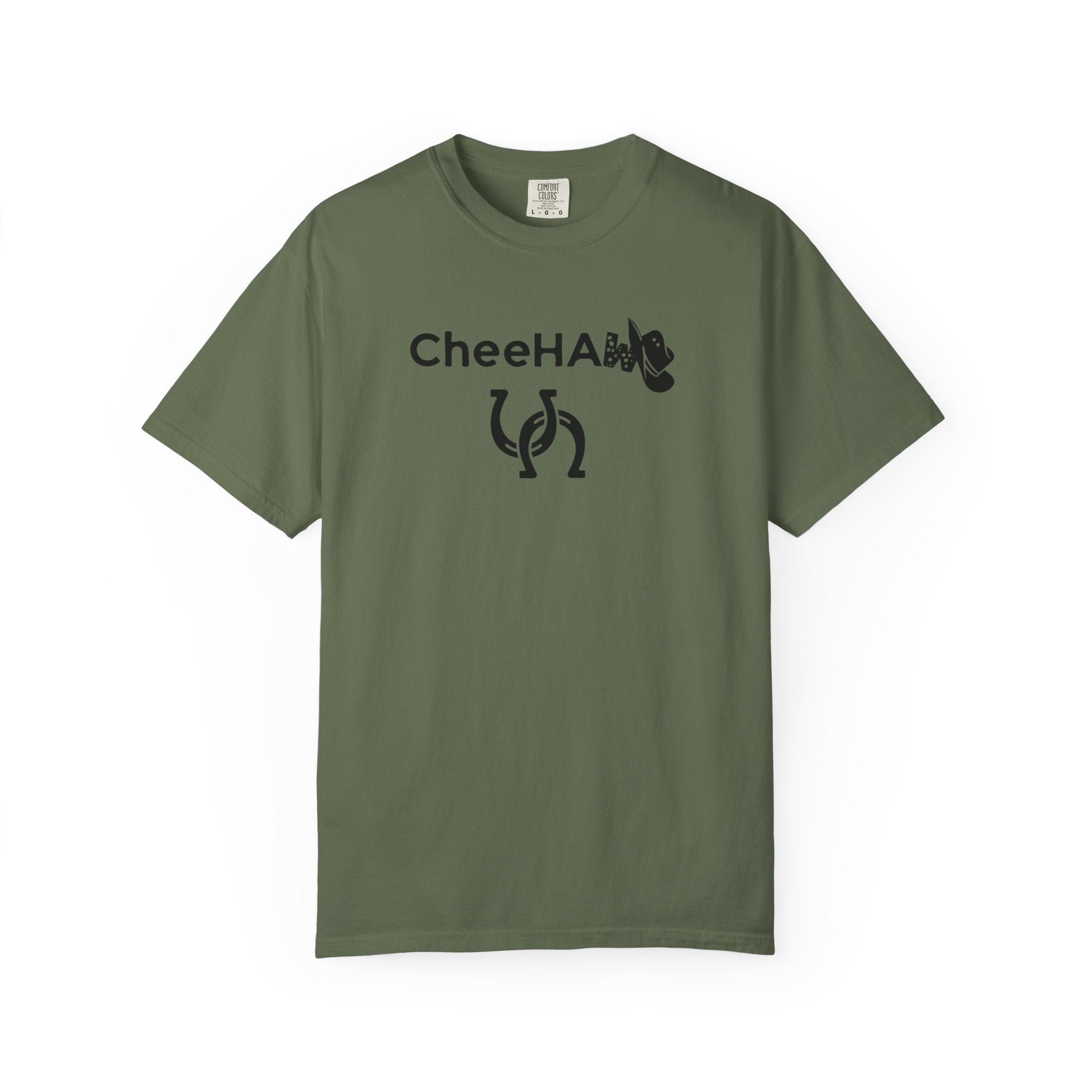 CheeHaw Unisex T-shirt, Polynesian Western Tee, Cowboy Hat, Horseshoe Shirt, Yeehaw Rodeo Top