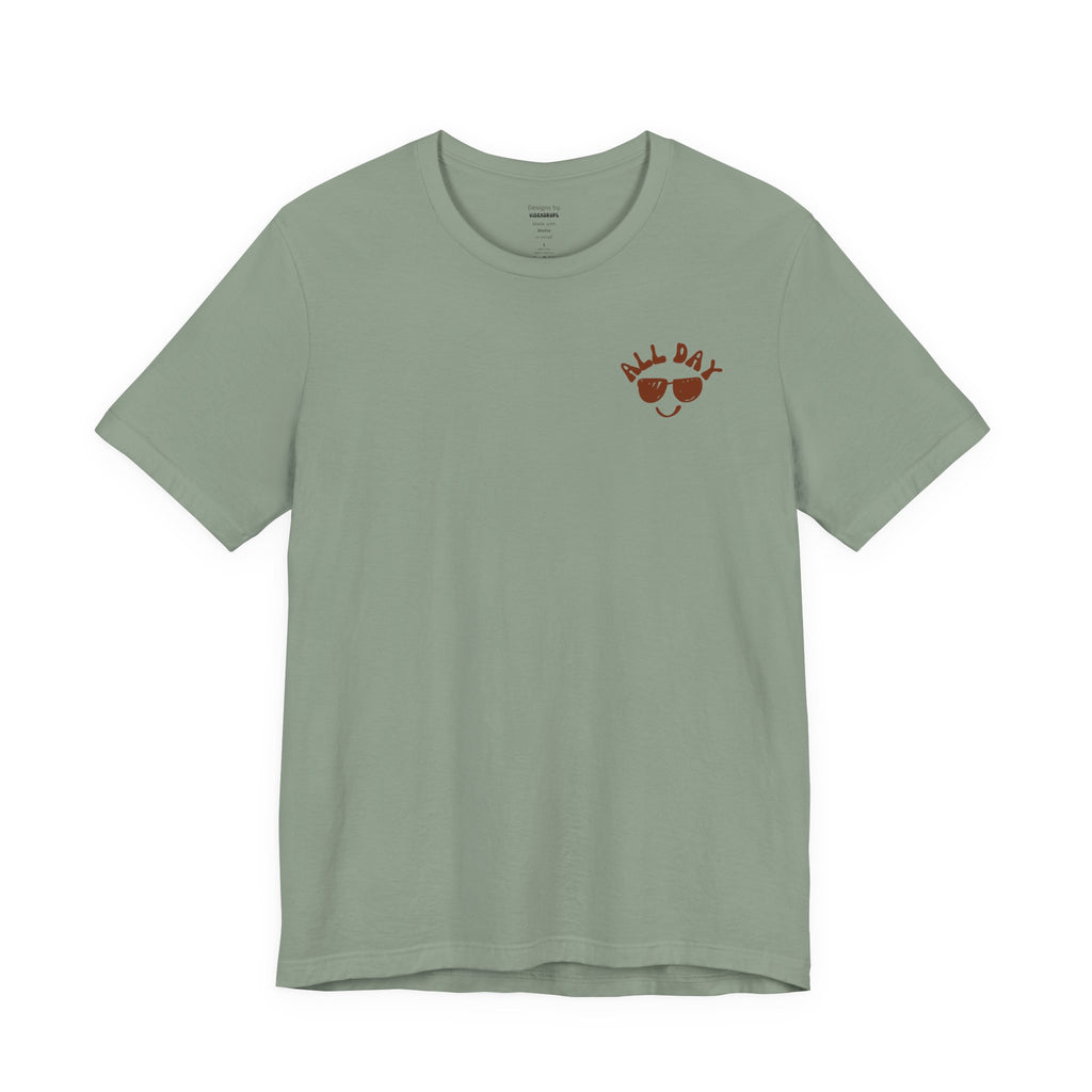 Retro Good Vibes Unisex Tee - Fun Summer Style, Ideal for Festivals, Casual Outings, Gift for Friends, Everyday Comfort