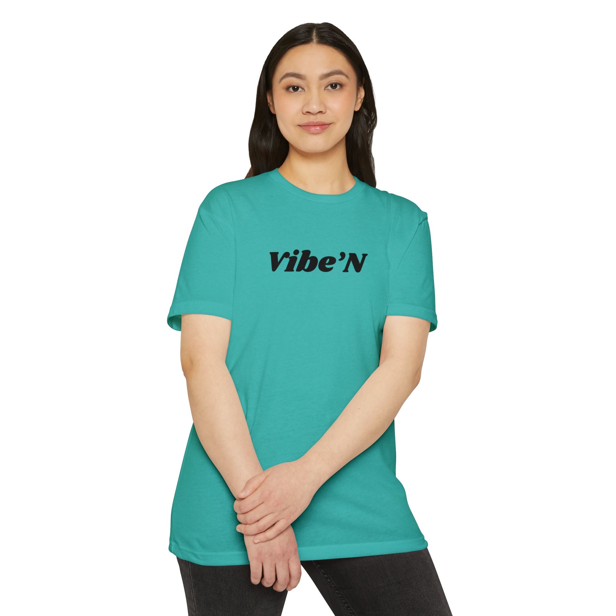 Vibe-N Happy Face Paint Splash T-Shirt -Good Vibes Graphic T-Shirt
