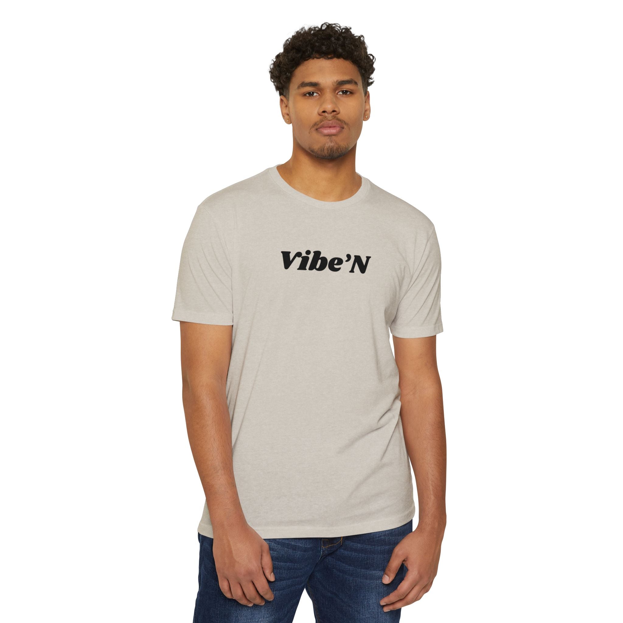 Vibe-N Happy Face Paint Splash T-Shirt -Good Vibes Graphic T-Shirt