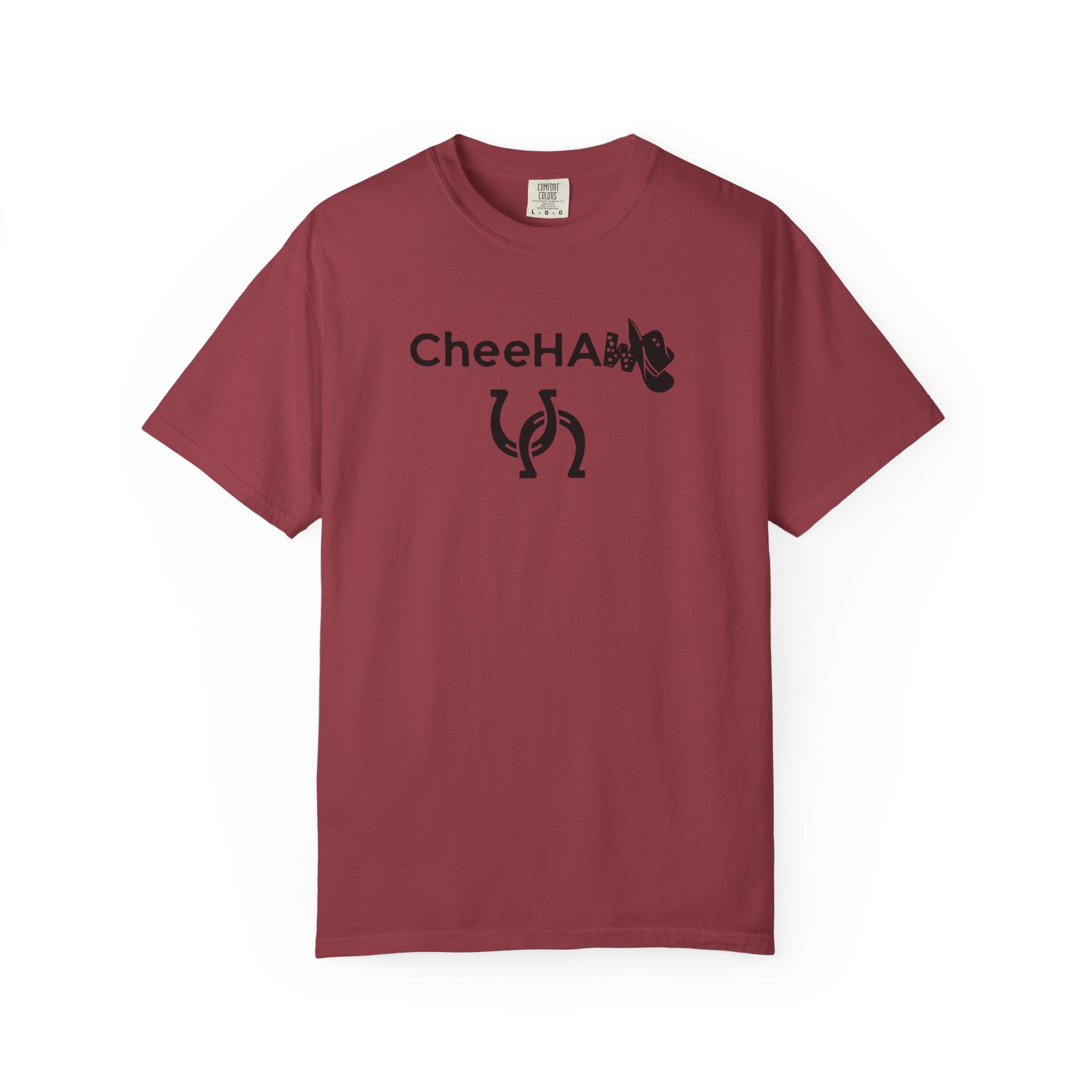 CheeHaw Unisex T-shirt, Polynesian Western Tee, Cowboy Hat, Horseshoe Shirt, Yeehaw Rodeo Top