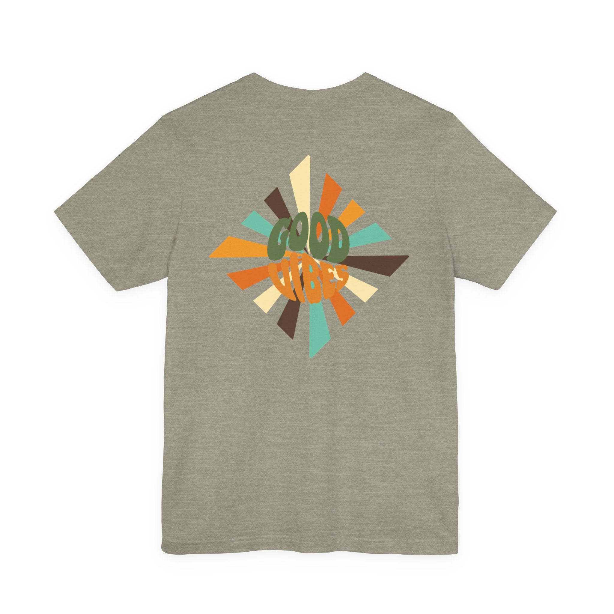 Retro Good Vibes Unisex Tee - Fun Summer Style, Ideal for Festivals, Casual Outings, Gift for Friends, Everyday Comfort