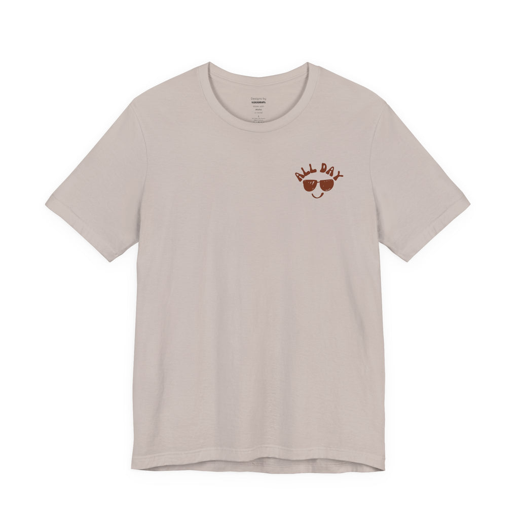 Retro Good Vibes Unisex Tee - Fun Summer Style, Ideal for Festivals, Casual Outings, Gift for Friends, Everyday Comfort
