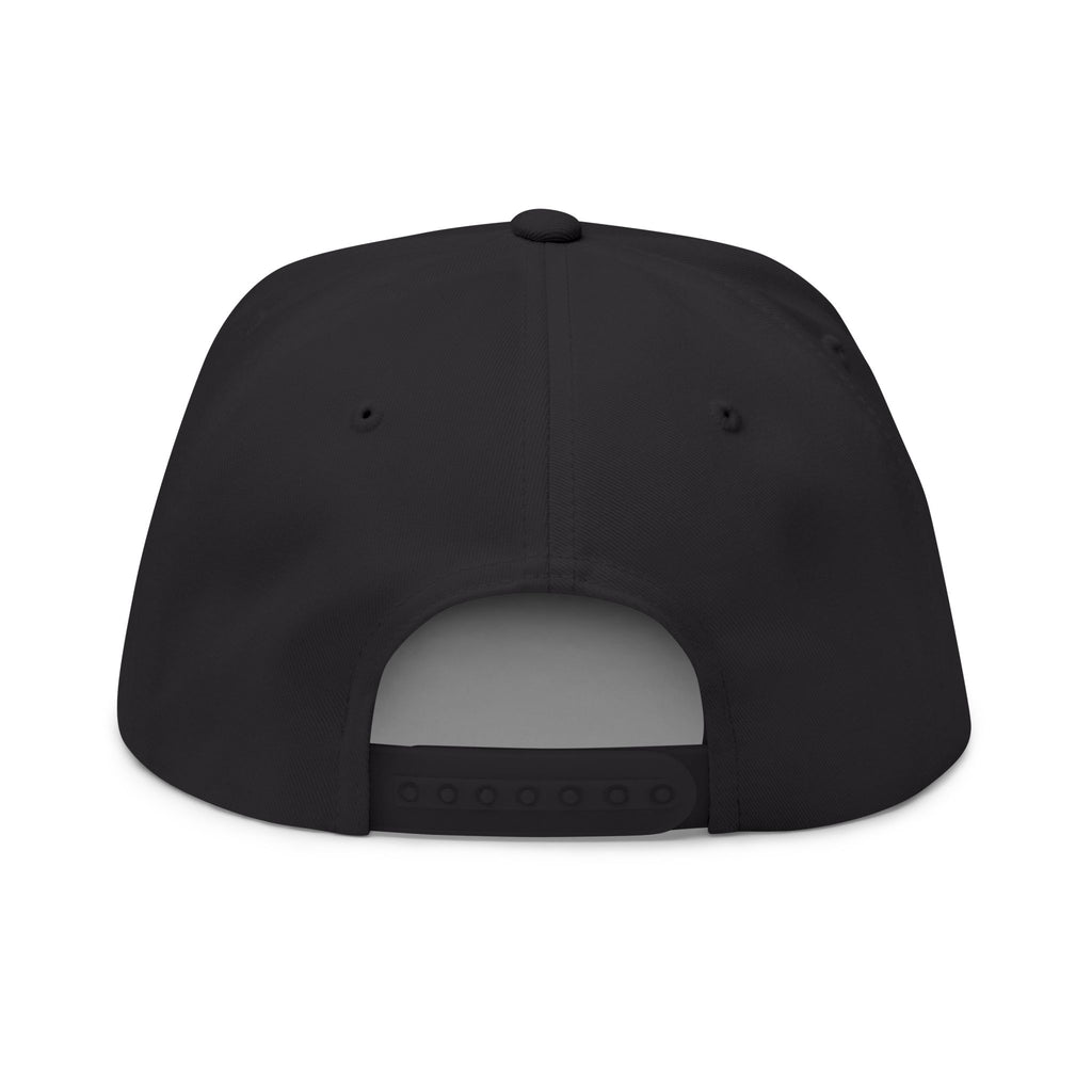 Embroidered Flat Bill Cap - Vibe'N Design