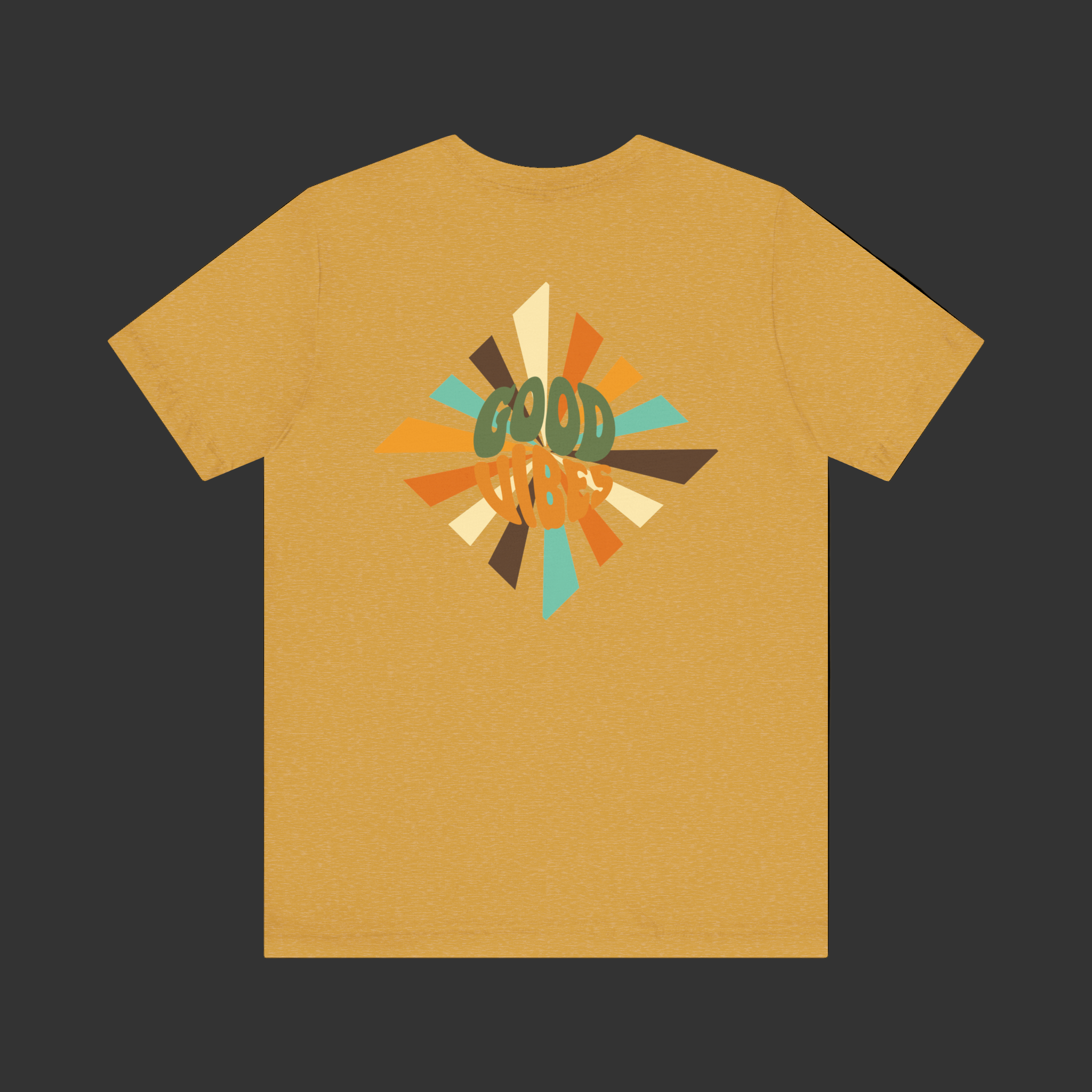 Retro Good Vibes Unisex Tee - Fun Summer Style, Ideal for Festivals, Casual Outings, Gift for Friends, Everyday Comfort