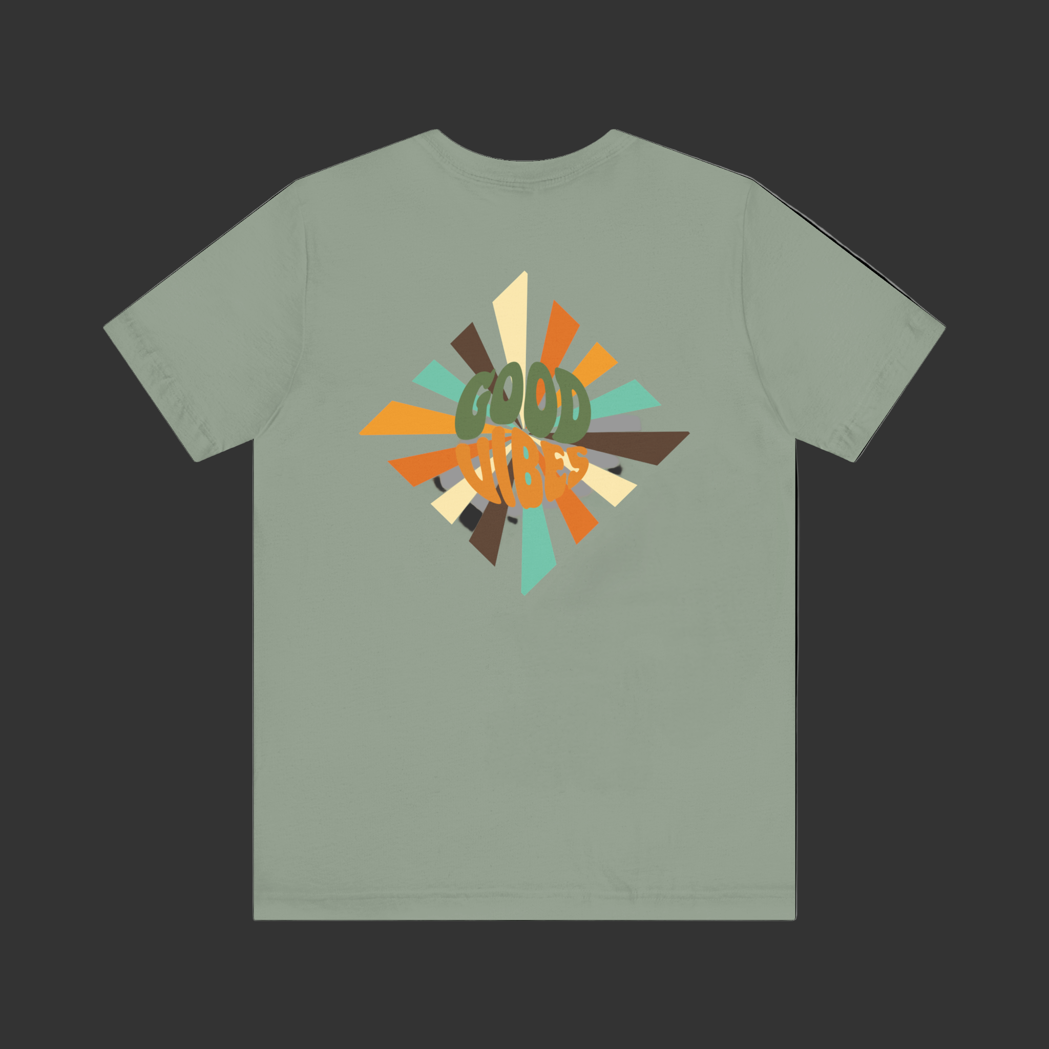 Retro Good Vibes Unisex Tee - Fun Summer Style, Ideal for Festivals, Casual Outings, Gift for Friends, Everyday Comfort