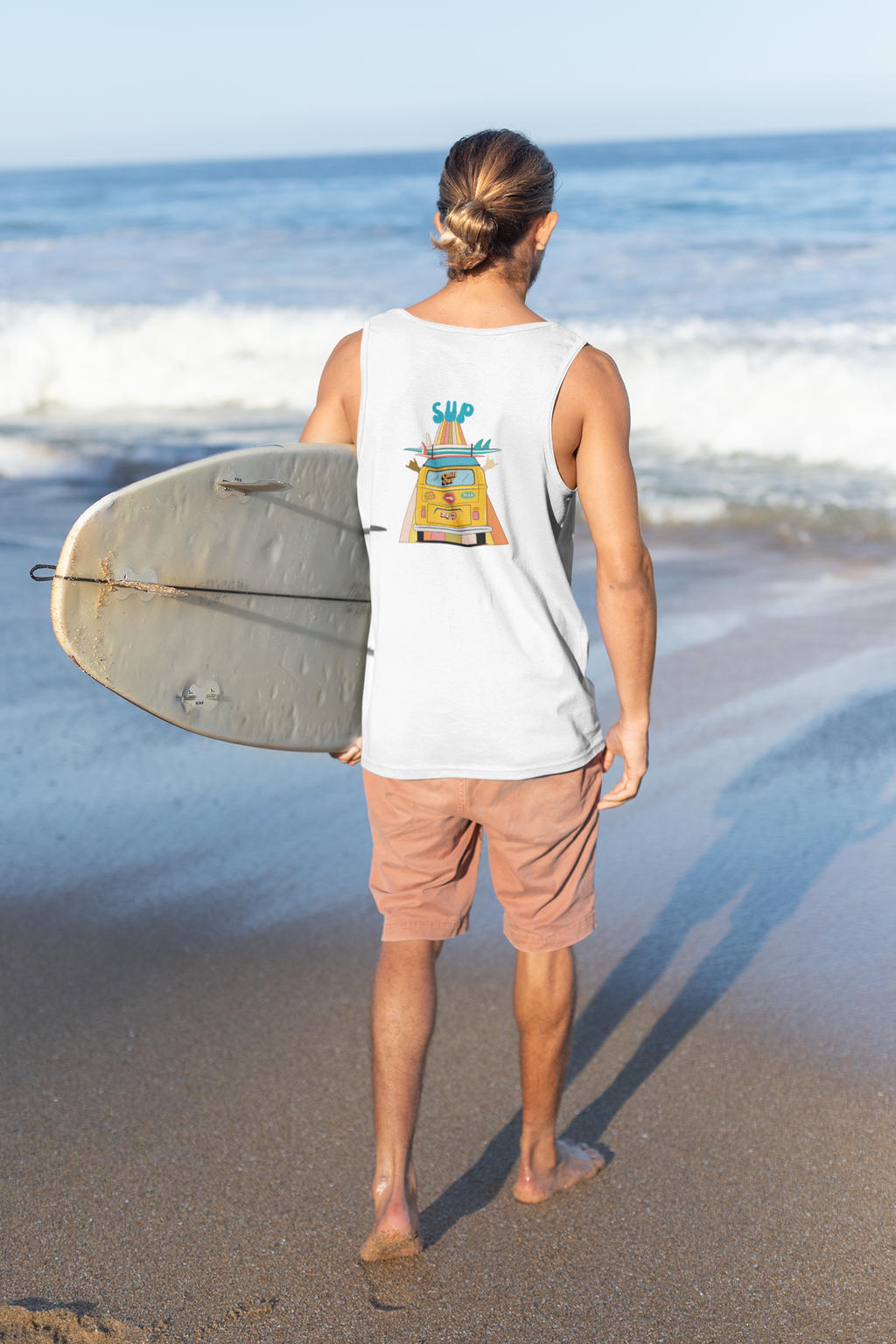 Retro Surf Tank Top, Beach Bum Tank, Vintage Beach Tank, Surfing Tank, Summer Tank, Chill Out Tank