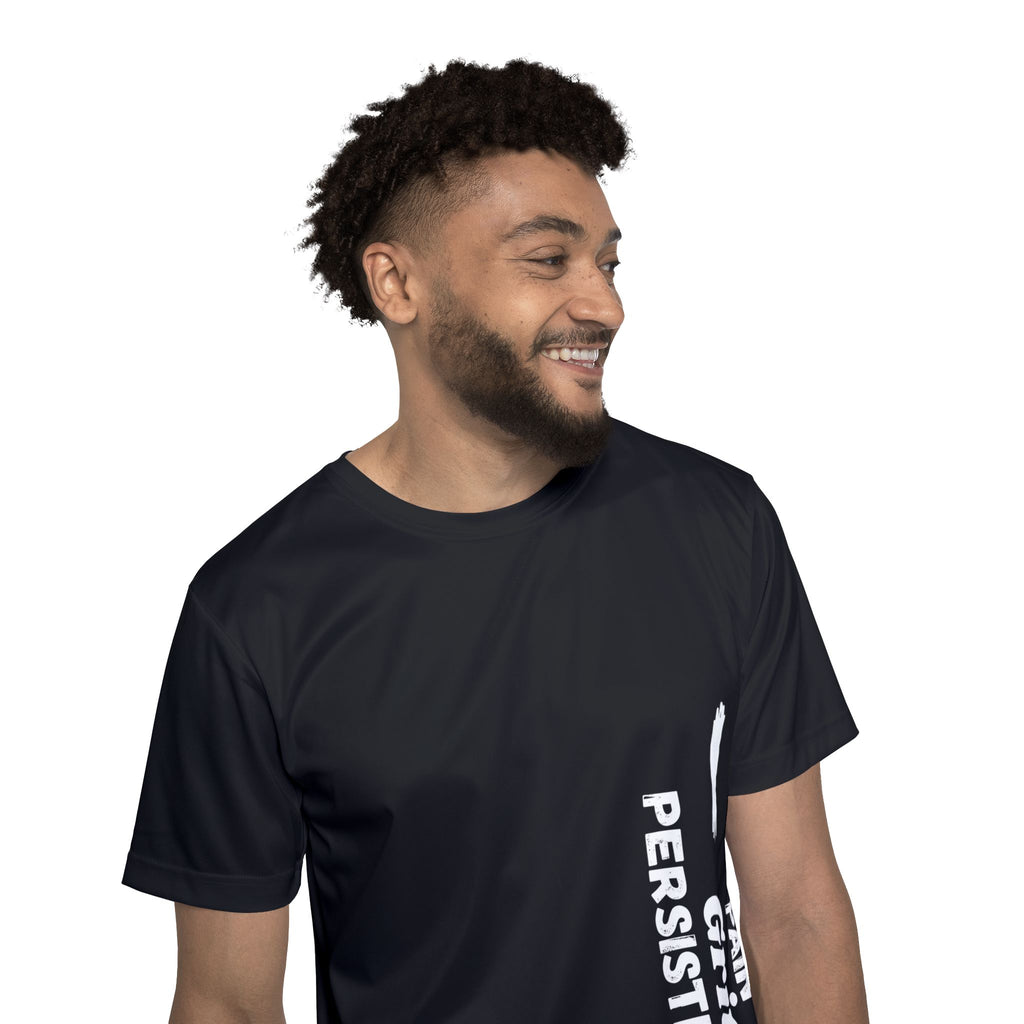 Sports Jersey, Motivational Workout Shirt, Pain Grit Persistence Tee, Fitness Apparel, Gym Clothing